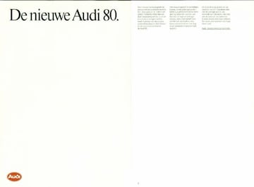 Brochures Audi 80 - Folders