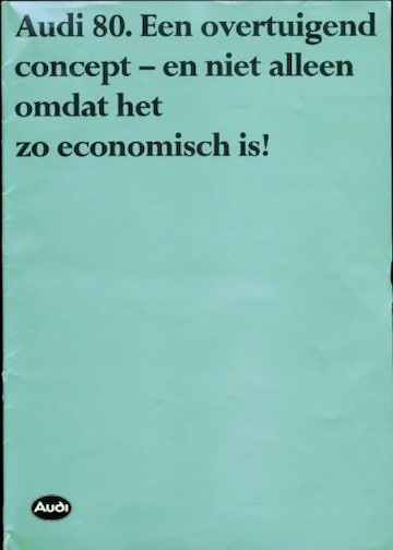 Brochures Audi 80 - Folders
