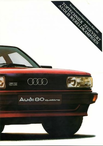 Brochures Audi 80 - Folders
