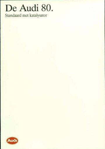 Brochures Audi 80 - Folders
