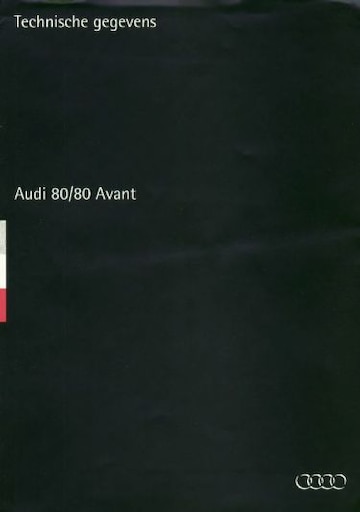 Brochure Audi 80