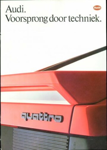 Brochures Audi 80 - Folders