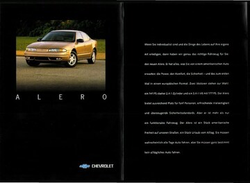 Brochure Chevrolet Alero