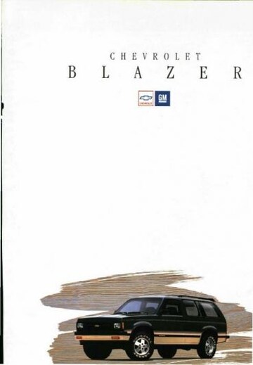 Brochures Chevrolet Blazer - Folders