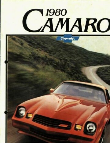 Brochures Chevrolet Camaro - Folders