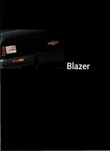 Brochure Chevrolet Blazer