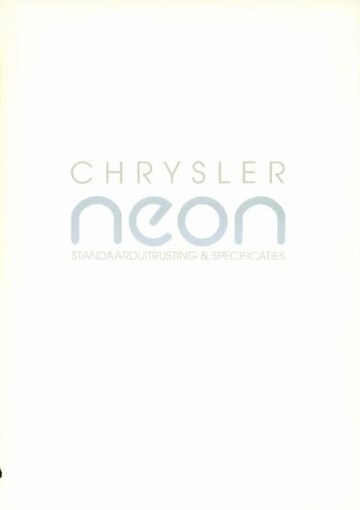 Brochures Chrysler Neon - Folders