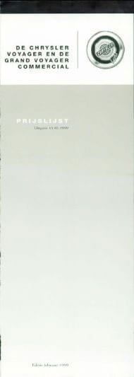 Brochures Chrysler Voyager - Folders