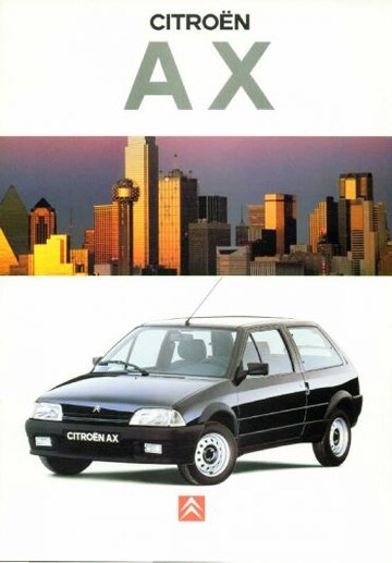 Brochures Citroën AX - Folders