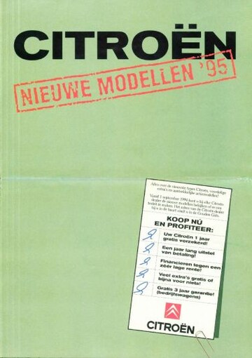 Brochures Citroën AX - Folders