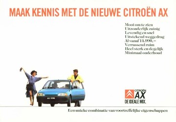 Brochures Citroën AX - Folders