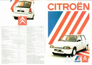 Brochures Citroën AX - Folders