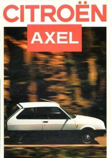 Brochures Citroën Axel - Folders