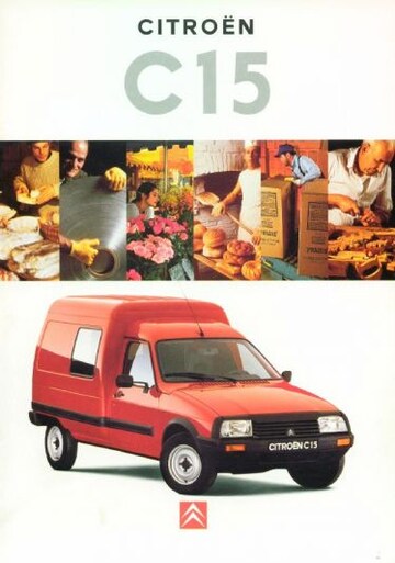 Brochures Citroën C15 - Folders
