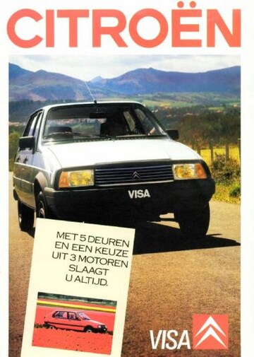 Brochures Citroën Visa - Folders