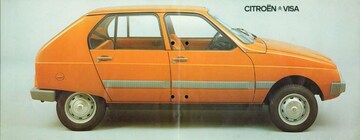 Brochures Citroën Visa - Folders