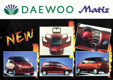Brochures Daewoo Matiz - Folders