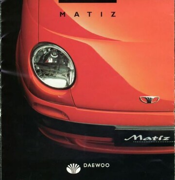 Brochures Daewoo Matiz - Folders