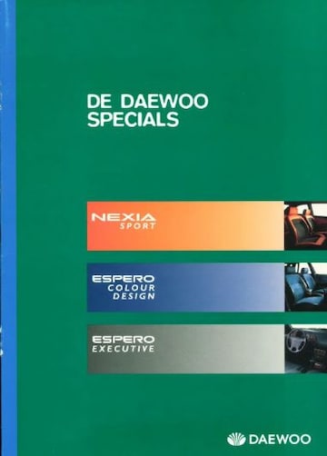 Brochures Daewoo Nexia - Folders