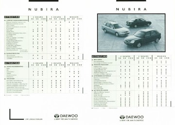 Brochure Daewoo Nubira