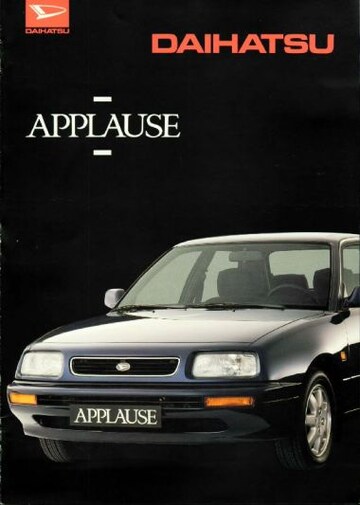 Brochures Daihatsu Applause - Folders