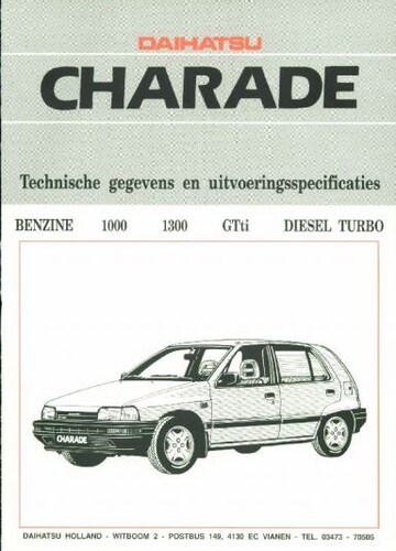 Brochures Daihatsu Charade - Folders