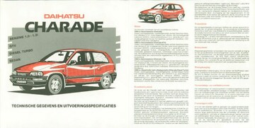 Brochures Daihatsu Charade - Folders
