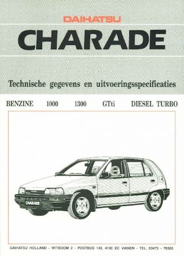 Brochures Daihatsu Charade - Folders