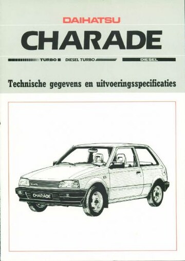 Brochures Daihatsu Charade - Folders