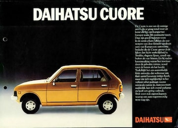 Brochures Daihatsu Cuore - Folders