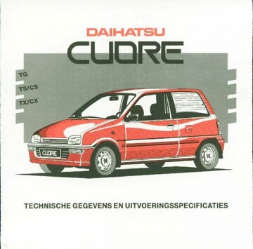 Brochures Daihatsu Cuore - Folders