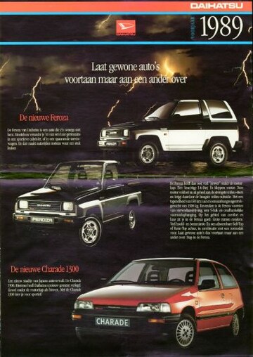 Brochures Daihatsu Feroza - Folders
