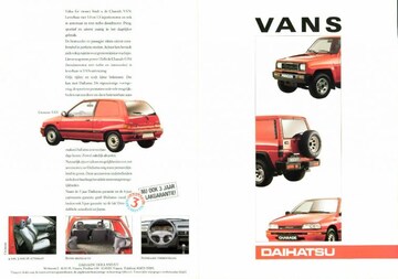 Brochures Daihatsu Feroza - Folders