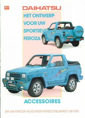 Brochures Daihatsu Feroza - Folders