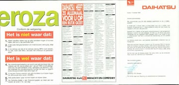 Brochure Daihatsu Feroza