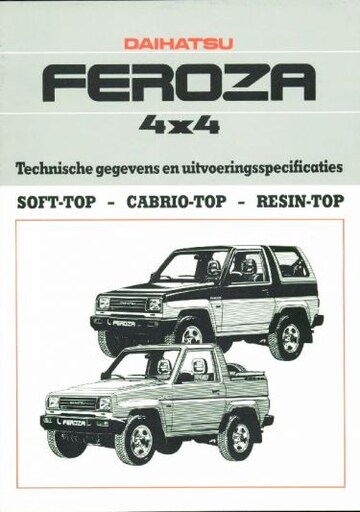 Brochures Daihatsu Feroza - Folders
