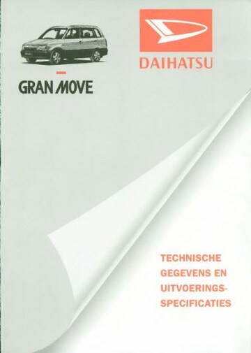 Brochures Daihatsu Gran Move - Folders