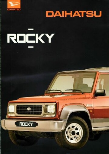 Brochures Daihatsu Rocky - Folders