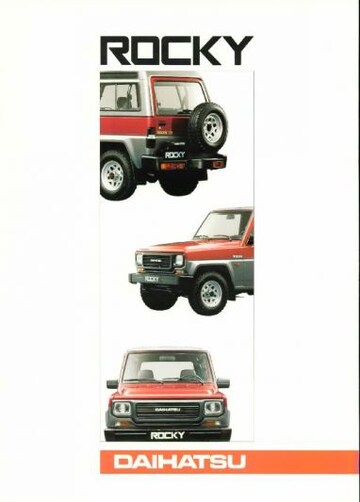 Brochures Daihatsu Rocky - Folders