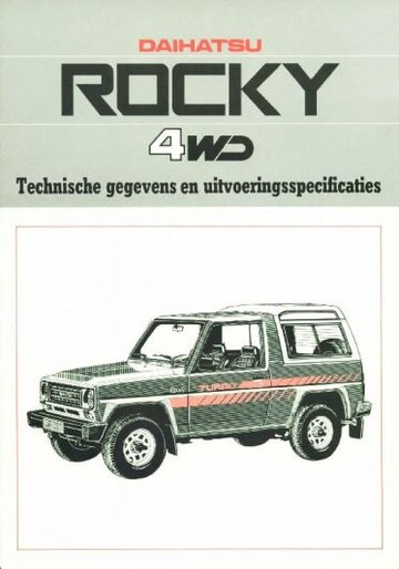 Brochures Daihatsu Rocky - Folders
