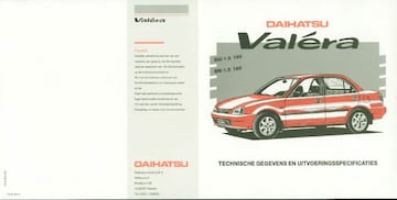 Brochures Daihatsu Valéra - Folders