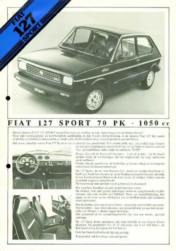 Brochures Fiat 127 - Folders