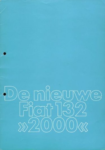 Brochures Fiat 132 - Folders