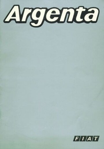 Brochures Fiat Argenta - Folders