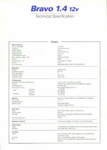 Brochures Fiat Bravo - Folders