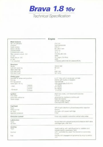 Brochures Fiat Bravo - Folders