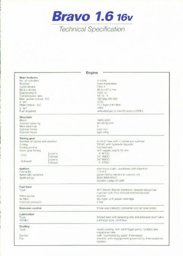 Brochures Fiat Bravo - Folders