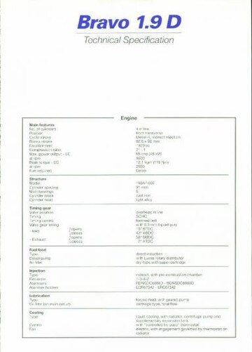 Brochures Fiat Bravo - Folders