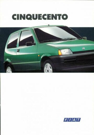 Brochures Fiat Cinquecento - Folders
