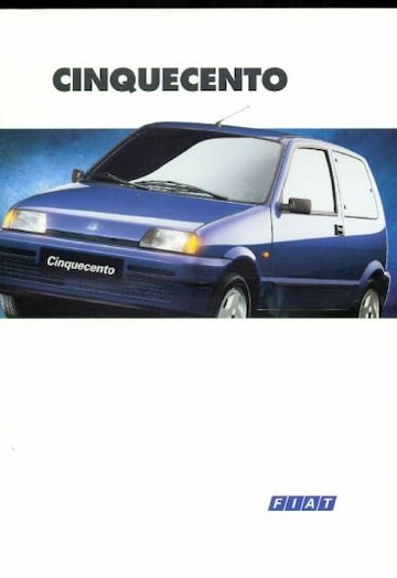 Brochure Fiat Cinquecento
